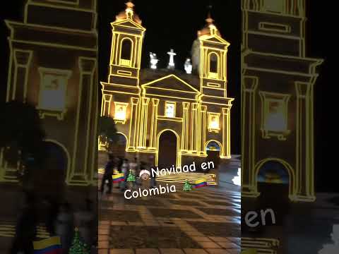 Navidad en Machetá Colombia, pueblos hermosos en Diciembre #shorts