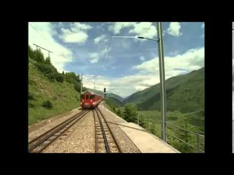 RDM-Timelapse-Drivers eye view:mountaintrain