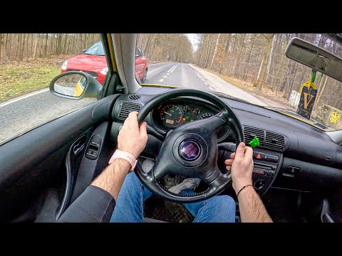 2005 Seat Leon I [1.6 105HP] |0-100| POV Test Drive #1991 Joe Black