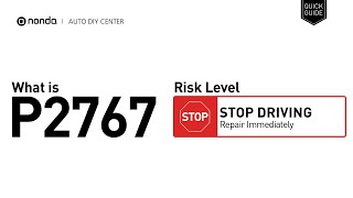 Meaning of OBD p2767