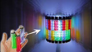 Cara Membuat Lampu Hias 3D dari Bekas Korek Gas