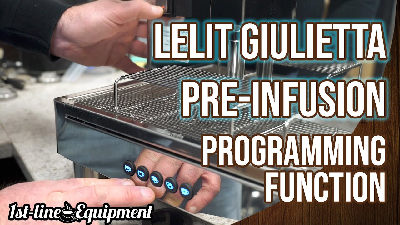 Lelit Giulietta Pre-infusion Programming Function