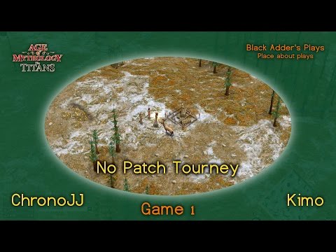 No Patch Tourney, R1 - ChronoJJ vs. Kimo, Game 1 - Ra Mirror, Tundra - Age of Mythology: The Titans