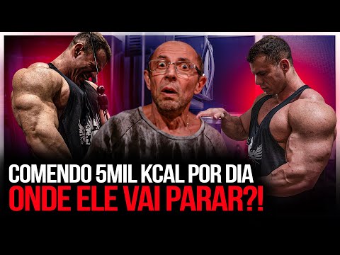 O GIGANTE SUPERMAN COMENDO 5MIL CALORIAS DIA!