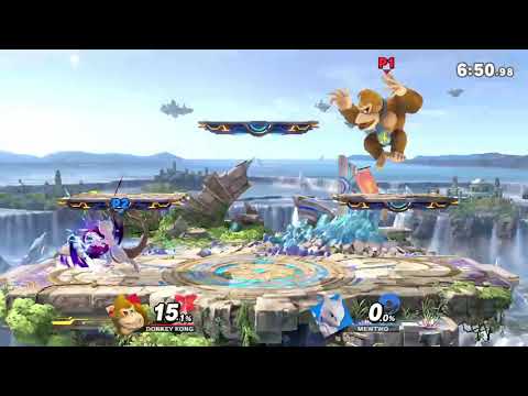 Mewtwo vs Donkey Kong super Smash Bros Ultimate (online Battle)
