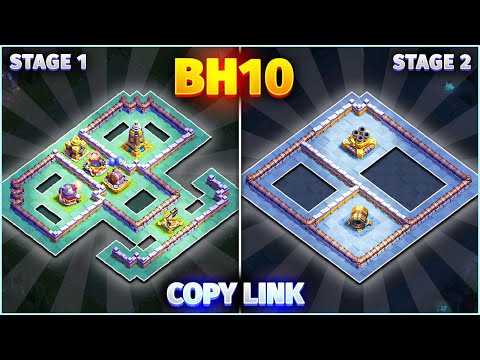 NEW! BH10 Base Copy Link | Best Builder Hall 10 Trophy Base - Clash of Clans #4