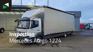Mercedes-Benz Atego 1224 4X2 280cm height curtainsider 1500kg Tailgate Automat curtainsider truck | Image 4 - Autoline