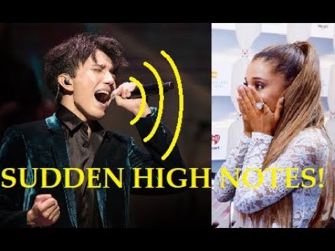 SUDDEN HIGH NOTES! - Famous Singers