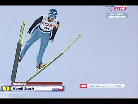 PŚ Oslo 13..03.2010 kwalifikacje wygrywa Kamil Stoch