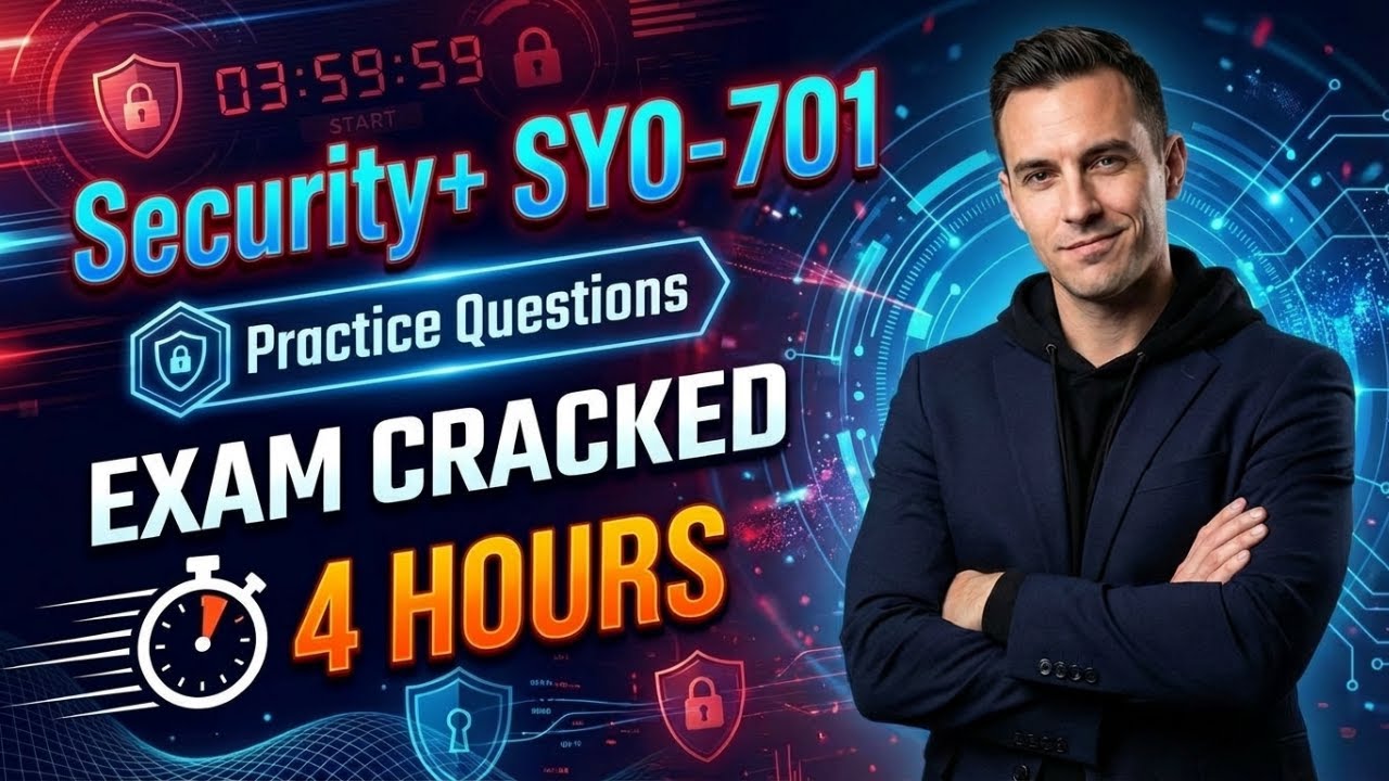 SY0-701 Practice Questions – Cracked CompTIA Security+ Exam in Just 4 Hours