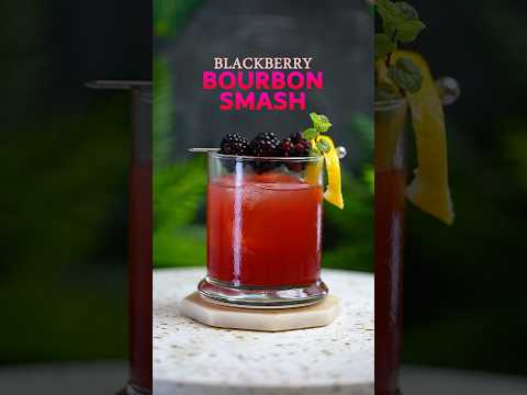Blackberry Bourbon Smash 🥃✨ #cocktails #bar #bartender #cocktails #drinks #alcoholicdrinks