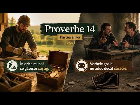 Proverbe 14 | Partea a II-a | În orice muncă se găsește câștig | Vorbele goale nu aduc decât sărăcie
