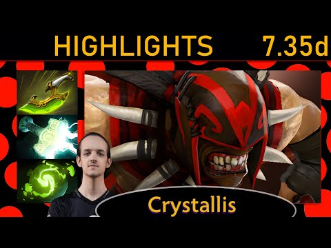 💰 Crystallis Bloodseeker |20/3/9 - 78%| 900+ GPM! Carry Highlights 7.35d - Dota 2 Top MMR