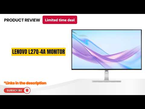Lenovo L27q-4a 1440p Monitor Review - The Ultimate 27" QHD Everyday Display?