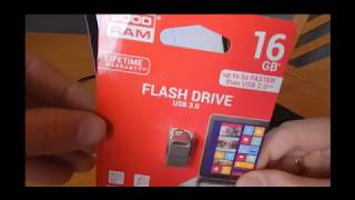 GOODRAM 64 GB UPO3 Silver USB 3.0 (UPO3-0640S0R11) - відео 1