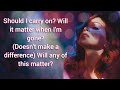 Madonna - How High (Lyrics)