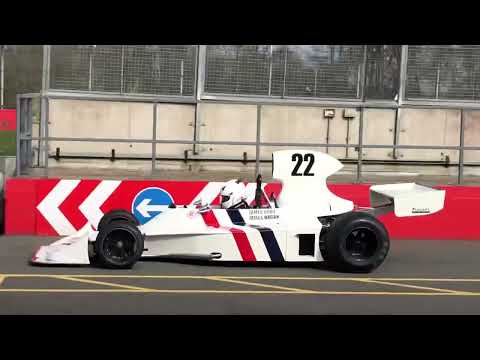 Masters Historic F1 car test day, 1970’s - 1980’s beauties! Donington Park