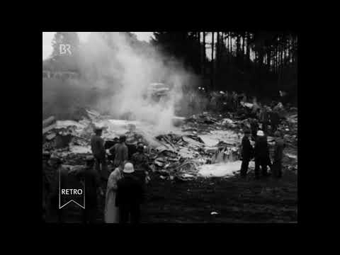 Trümmer in Flammen - Flugzeugabsturz bei München 1962