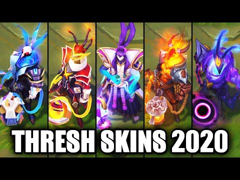 All Thresh Skins Spotlight 2020 - Spirit Blossom Latest Skin (League of Legends)