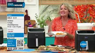 Midea 5,5 Quart HeatXpress 9in1 Heißluftfritteuse