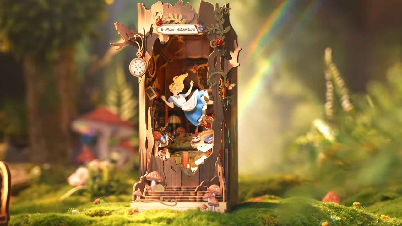 Fall Into Wonder Book Nook | Rolife Shelf Insert Kit