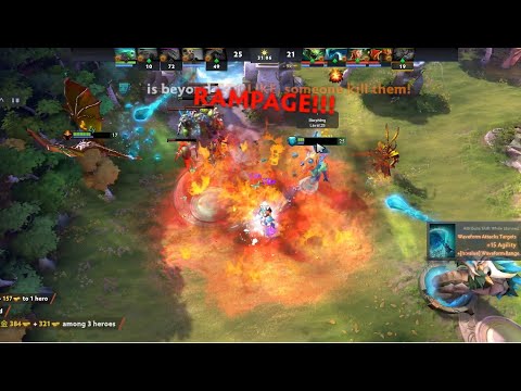 Morphling Rampage Moment | all Dire need is a fat Morphling