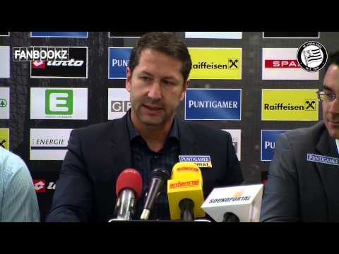 SK Sturm: Mediabriefing vor Wolfsberger AC (24. Runde 2014/15)