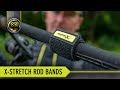 Видео: Ленти за Въдица Matrix X-Stretch Rod Bands x 2