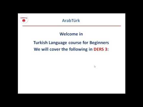 Learn turkey(1)