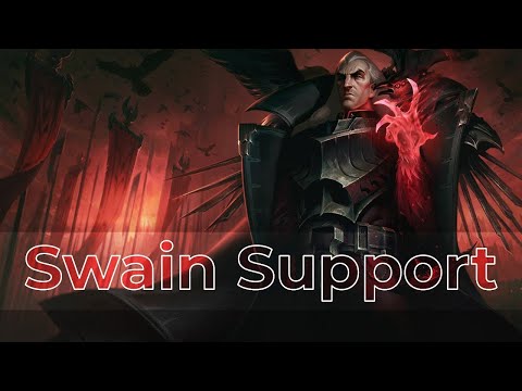 SWAIN support! THE NOXIAN GENERAL 1V9s whole enemy team!