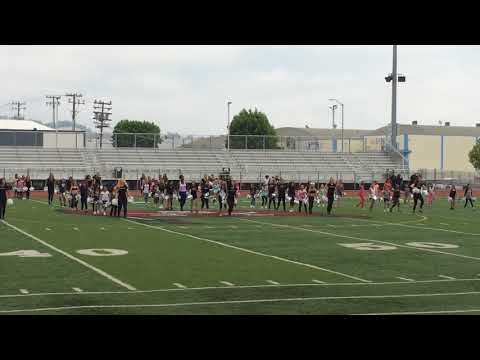 Jr Raiderettes practice 2017