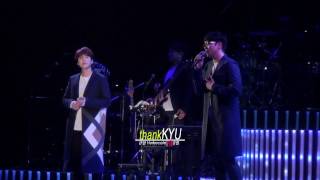 [愛규현_thankKYU] 170314 ~ONE VOICE~ Yokohama Final :: 여전히 아늑해 - 규현(KYUHYUN) with 성시경