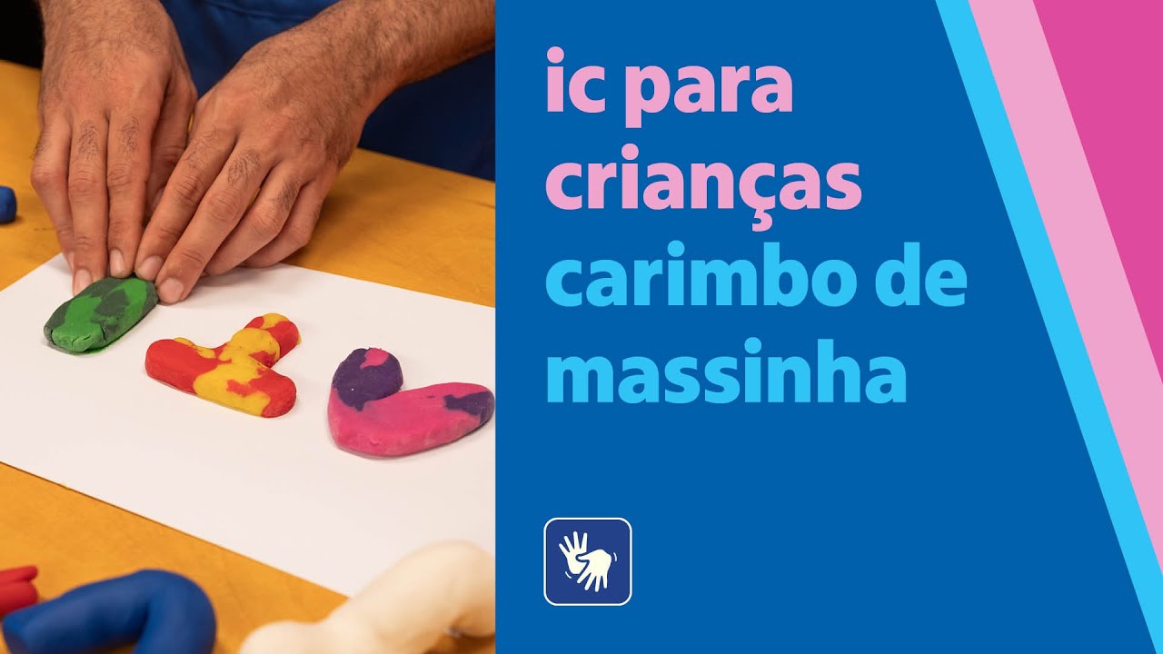 Carimbo de massinha – IC para crianças | Massinha criativa