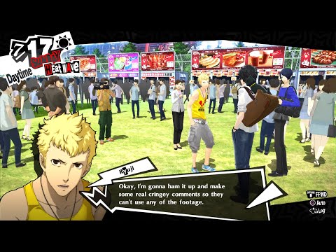 Ryuji tries being cringe.