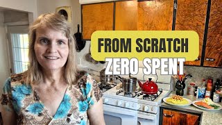 FROM SCRATCH Cooking On A Budget / Zero Spent On Groceries During 2-Week Challenge 