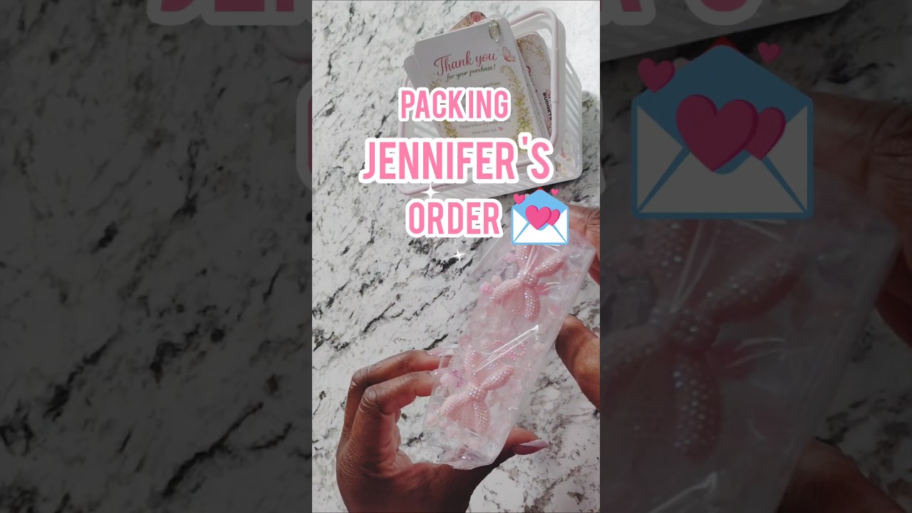 Packing Jennifer’s Order 🎀 Pink Bow Everything + Freebies!