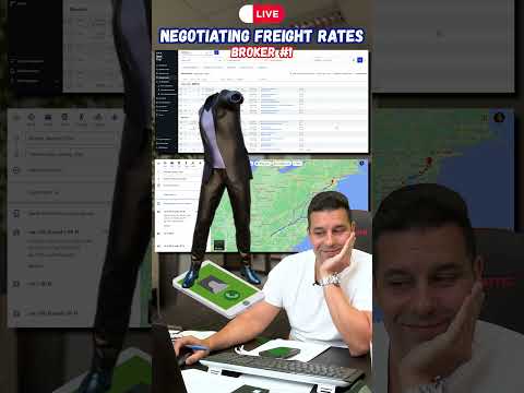 Negotiating Freight Rates LIVE with Broker! 😎