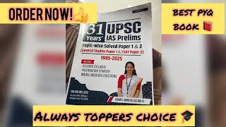 Best Book for UPSC Prelims 2026 – Practice with 31Years Topic-Wise PYQs!#prelims2026 #upscpyq #book