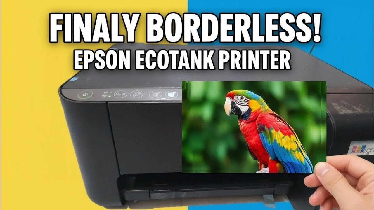 Cách in ảnh không viền bằng Epson EcoTank L1310