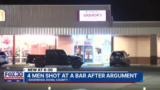 Four people shot overnight at an Edgewood bar, suspect still at large