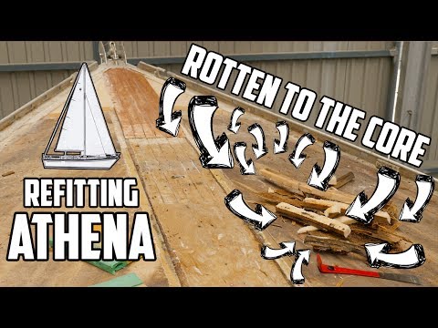 Sail Life - Drying out the hull (osmosis) and replacing old deck core - DIY sailboat refit