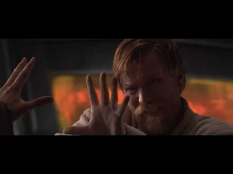 Star Wars Revenge of the Sith Anakin vs Obi Wan 4K HDR + AI 60fps