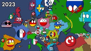 History of Europe (1900-2023) Countryballs Best ve