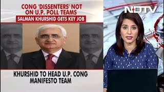 Congress Dissenters Not On UP Poll Teams, Salman Khurshid Gets Key Job - Download this Video in MP3, M4A, WEBM, MP4, 3GP