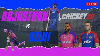 Play-off  RR vs DC -  𝗥𝗮𝗷𝗮𝘀𝘁𝗵𝗮𝗻 𝗥𝗼𝘆𝗮𝗹𝘀 𝘃𝘀 𝗗𝗲𝗹𝗵𝗶 𝗖𝗮𝗽𝗶𝘁𝗮𝗹𝘀 IPL 2023 Cricket 22 Live Stream