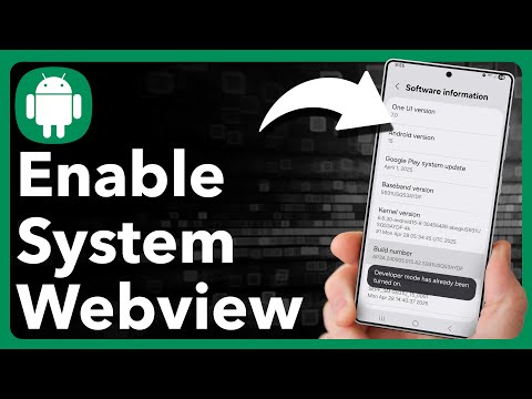 How To Enable Android System WebView