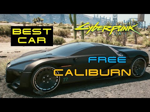 Cyberpunk 2077 PL [4K PC] How to Get CALIBURN for FREE / The Fastest Car in the Game