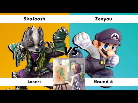 SUPER SMASHED at Transplants - Losers Round 5: SkaJoosh (Wolf) vs Zenyou (Cloud/Mario)