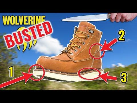 (3 Lies) Wolverine busted on their #1 moc toe boots