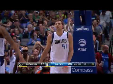 Dirk Nowitzki Buries the Long Ball | Nets vs Mavericks | 3.10.17 | 16-17 NBA Season